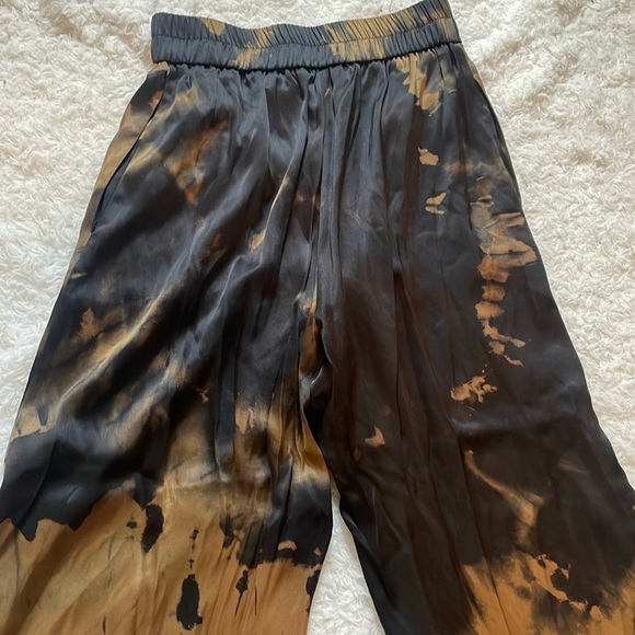 Momoni silk pants wide leg Italian size M - Picture 6 of 13